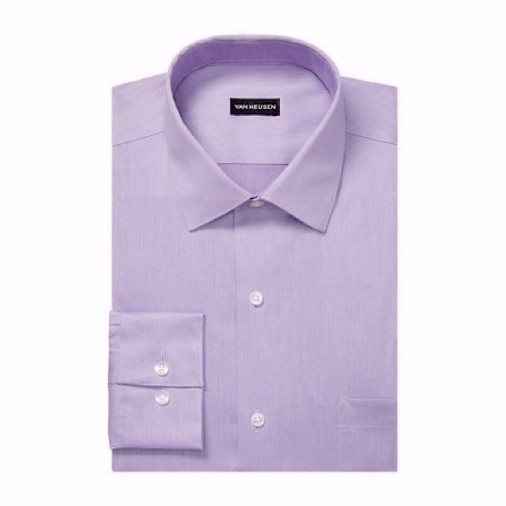 Van Heusen Studio Purple Blend Dress Shirt